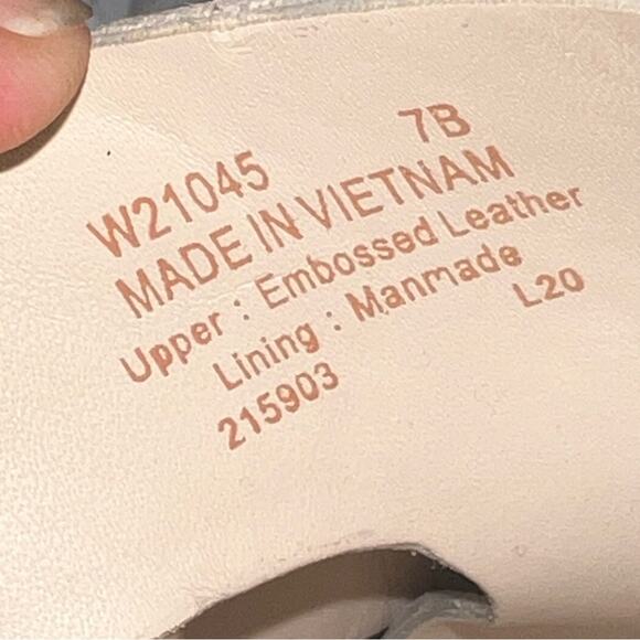 Cole Haan Snake Skin Look Leather Heels Shoes Women’s 7 - Picture 3 of 8